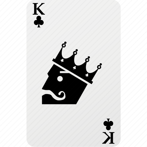 King, poker, club, playing cards, hazard, king club, card icon - Download on Iconfinder