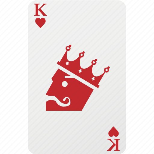 Heart, poker, king, playing cards, king heart, hazard, card icon - Download on Iconfinder