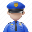 police, officer, avatar, policeman, man, user, person, cop, character 