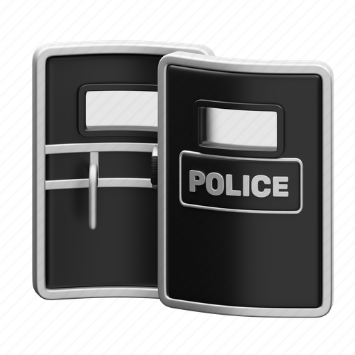 Bulletproof, shield, safe, secure, guard, safety, protection 3D illustration - Download on Iconfinder