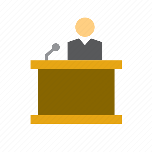 Court, justice, lectern, man, people, reading stand, stand icon - Download on Iconfinder