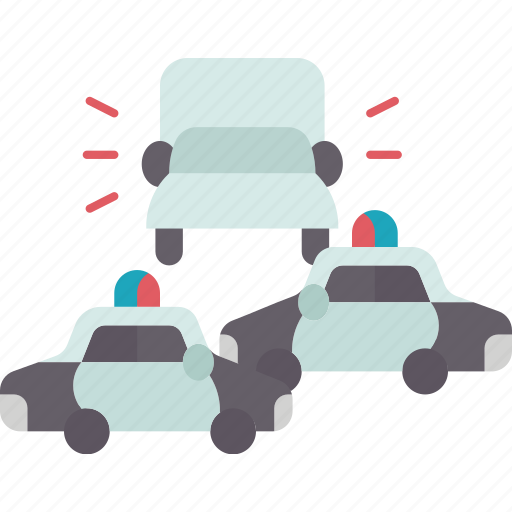 Blockade, police, cars, street, security icon - Download on Iconfinder