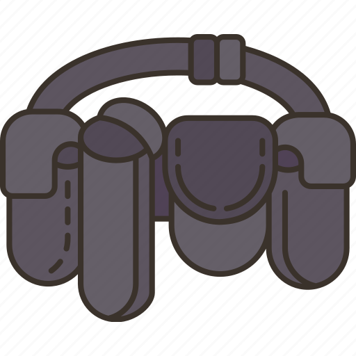 Belt, police, pouches, gun, leather icon - Download on Iconfinder