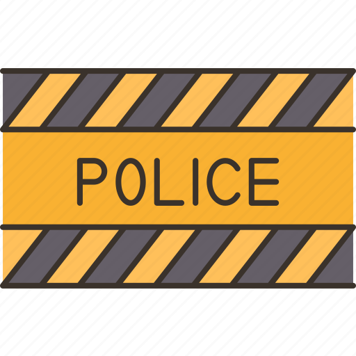 Police, line, border, restriction, zone icon - Download on Iconfinder