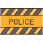 police, line, border, restriction, zone 