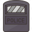 shield, police, riot, protection, guard 