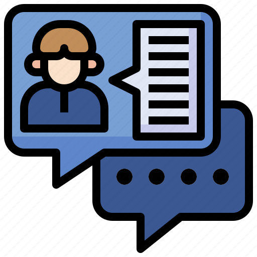 Chat, conversation, speech, bubble, communications, multimedia icon - Download on Iconfinder
