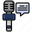 microphone, mic, reporter, miscellaneous, news, report 