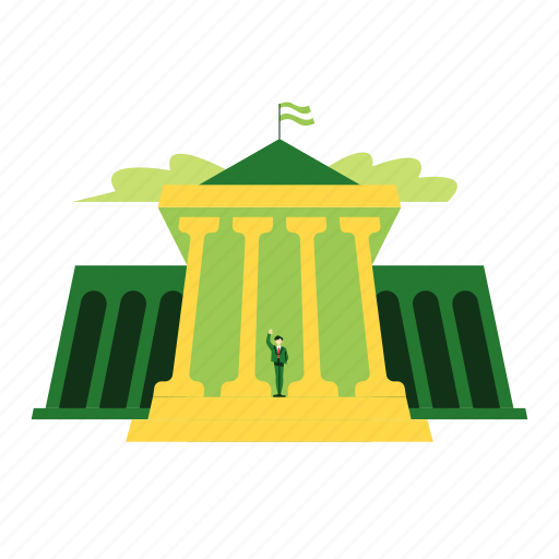Politics, government, building, people, speech, campaign, candidate illustration - Download on Iconfinder