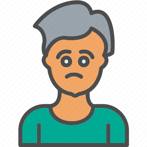 Stress, anxiety, man, worry, stressful icon - Download on Iconfinder