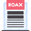 chicanery, hoax, news, fake 
