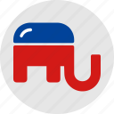 republican, elephant, gop, conservative, party