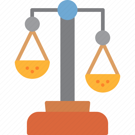 Unbalanced, scales, corrupted, imbalance, justice, unfair icon - Download on Iconfinder