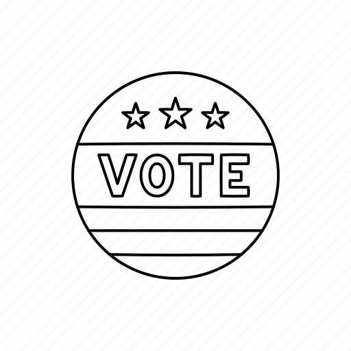 Badge, election, vote, voting icon - Download on Iconfinder
