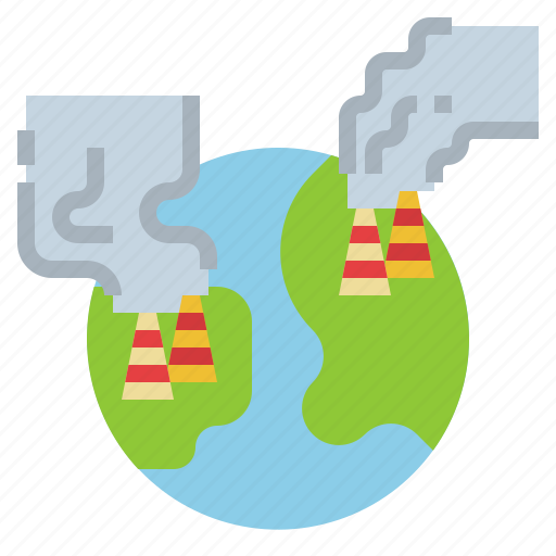 Contamination, industry, pollution, smoke, world icon - Download on Iconfinder