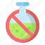 pollution, no, chemical, sign, flask 