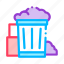 container, rubbish, trash icon 