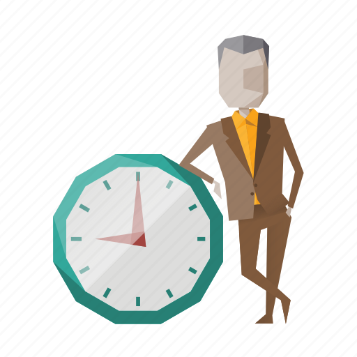 Management, time, business, businessman, clock, timer, watch icon - Download on Iconfinder