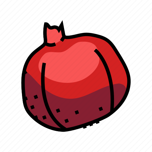 Pomegranate, red, fruit, food, half, seed icon - Download on Iconfinder