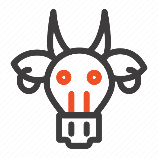 Adornment, animals, bull, indian, skull icon - Download on Iconfinder