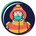 accounts, avatars, person, user, account, avatar, man, male, firefighter, emergency 