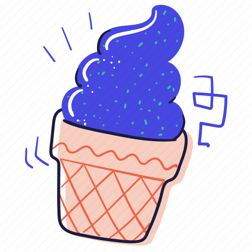 Food, ice, cream, dessert, snack, cone, cup illustration - Download on Iconfinder