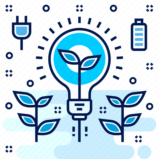 Eco, ecology, ecosysteem, electricity, energy, environment icon - Download on Iconfinder