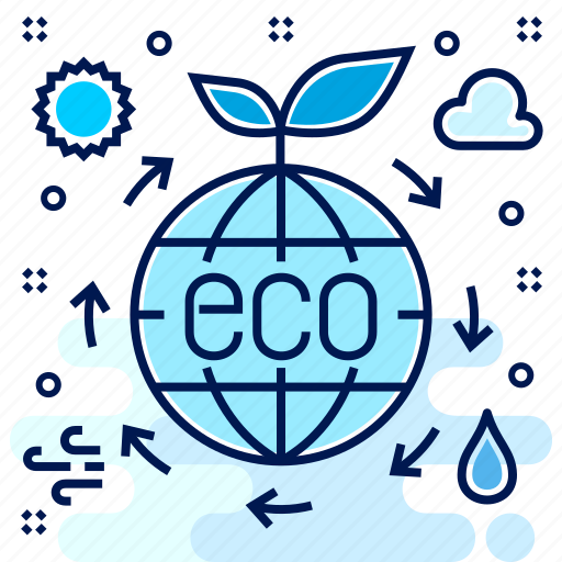 Eco, ecology, ecosystem, environment, science, system icon - Download on Iconfinder