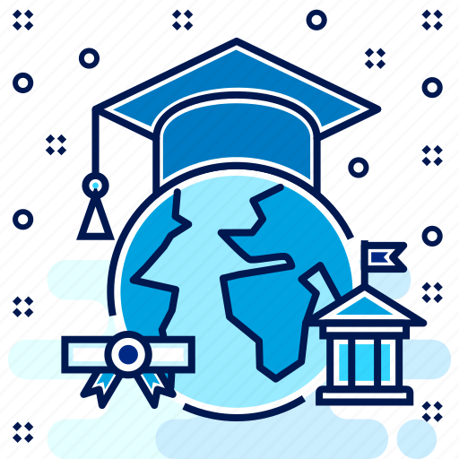 Degree, distance, education, global, graduation, learning icon - Download on Iconfinder