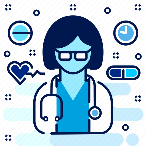 Doctor, female, gynae, gyne, lagy, practitioner icon - Download on Iconfinder