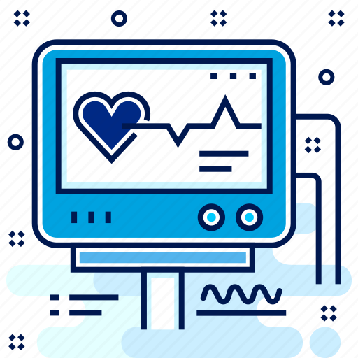 Analysis, heart, hospital, medical, monitor, report icon - Download on Iconfinder
