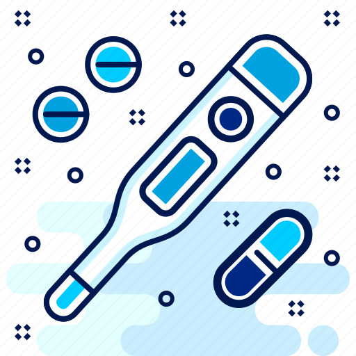 Check, checkup, fever, medicines, pills, thermometer icon - Download on Iconfinder
