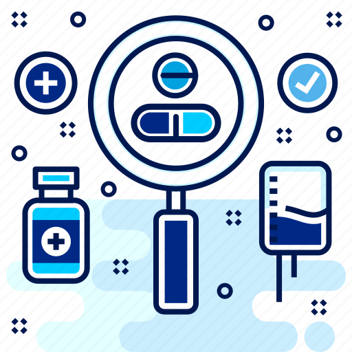 Hospital, medical, medicine, pills, search, tablet, tablets icon - Download on Iconfinder