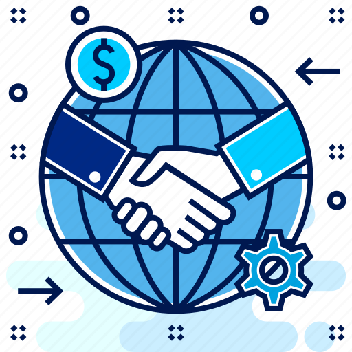Agreement, contract, deal, global, handshake, partnership icon - Download on Iconfinder
