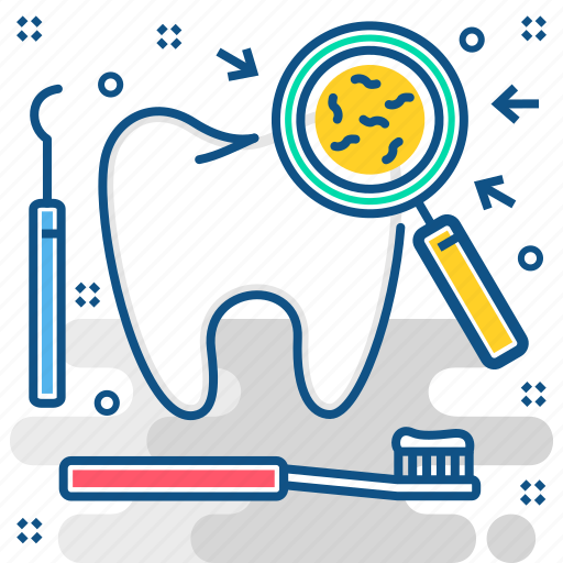 Germs, tooth, dental, dentistry, teeth, toothbrush icon - Download on Iconfinder