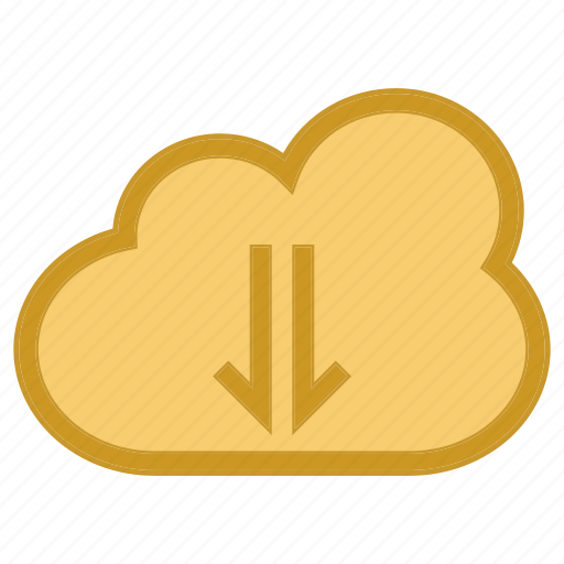 Arrow, cloud, download icon - Download on Iconfinder