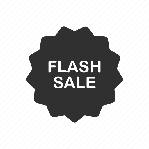 Flash sale, flash sale badge, flash sale sign, sign icon - Download on Iconfinder