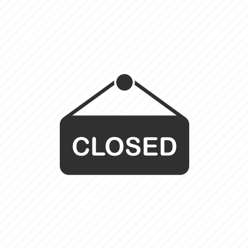 Closed, closed sign, shop, store icon - Download on Iconfinder