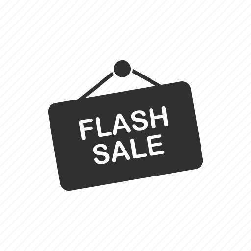 Flash sale, flash sale sign, promo, sale icon - Download on Iconfinder