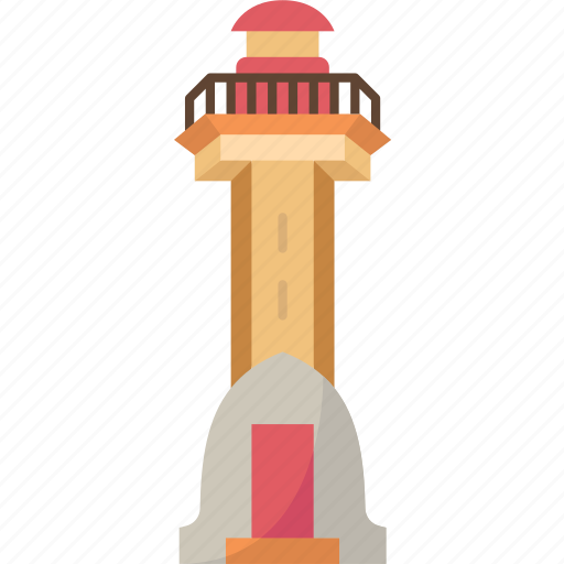 Lighthouse, beacon, coast, shore, ocean icon - Download on Iconfinder
