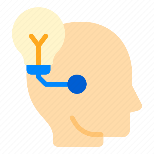 Brain, bulb, creative, head, innovator, mind, think icon - Download on Iconfinder