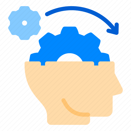 Brain, gear, head, mind, think, thinking icon - Download on Iconfinder