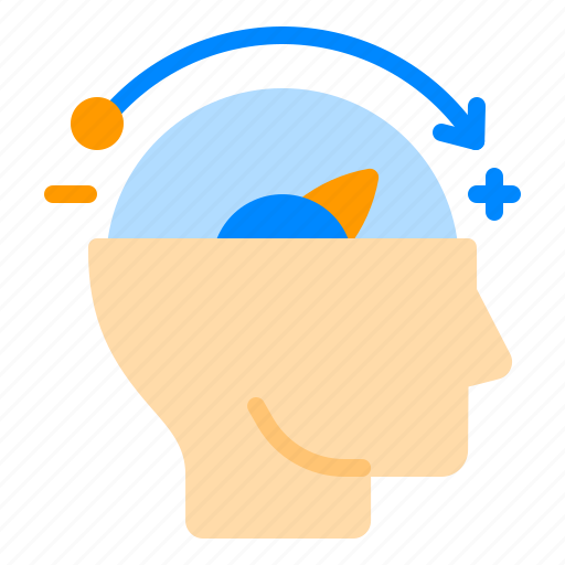 Brain, head, mind, positively, think icon - Download on Iconfinder