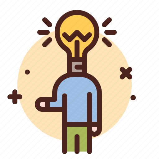 Bulb, mindset, positive icon - Download on Iconfinder