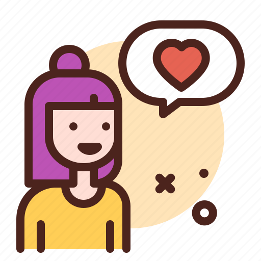 Woman, love, mindset, positive icon - Download on Iconfinder
