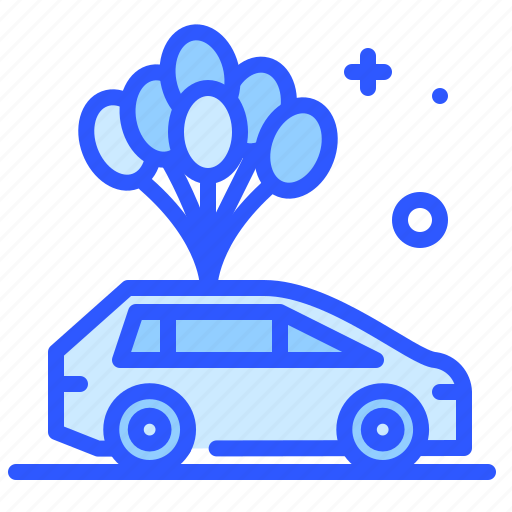 Car, baloons, mindset, positive icon - Download on Iconfinder