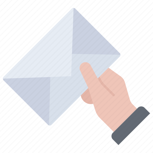 Hand, letter, envelope, postman, post, office, delivery icon - Download on Iconfinder