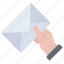 hand, letter, envelope, postman, post, office, delivery, postal, service 