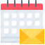 calendar, letter, date, envelope, post, office, delivery, postal, service 