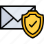 envelope, letter, protection, insurance, shield, check, post, office, delivery 